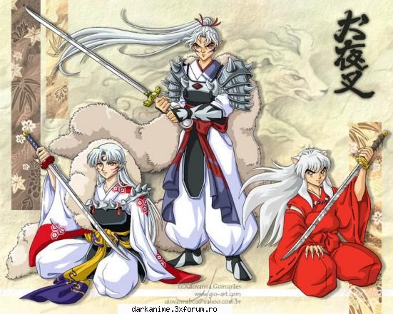 inuyasha stiu cum cheama tatal inuyasha avea nume diferite fiecare forma lui cand merg dupa sabie