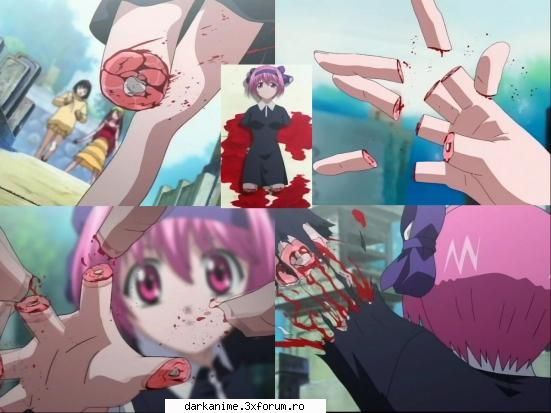horror and bloody pics foarte bloodye din elfen lied